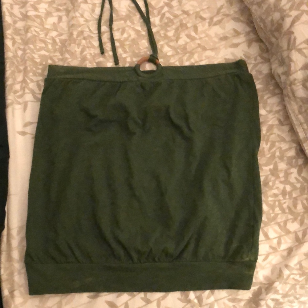 Green Tube Top, women’s small